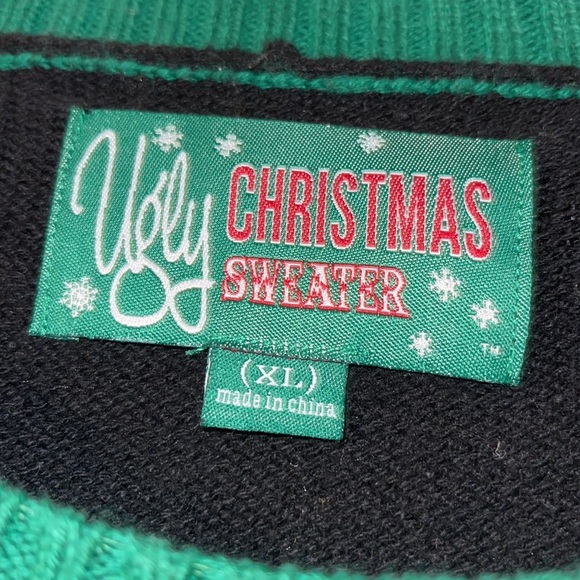 Women’s XL Jolly To The Bone Ugly Christmas Sweater - Picture 3 of 3